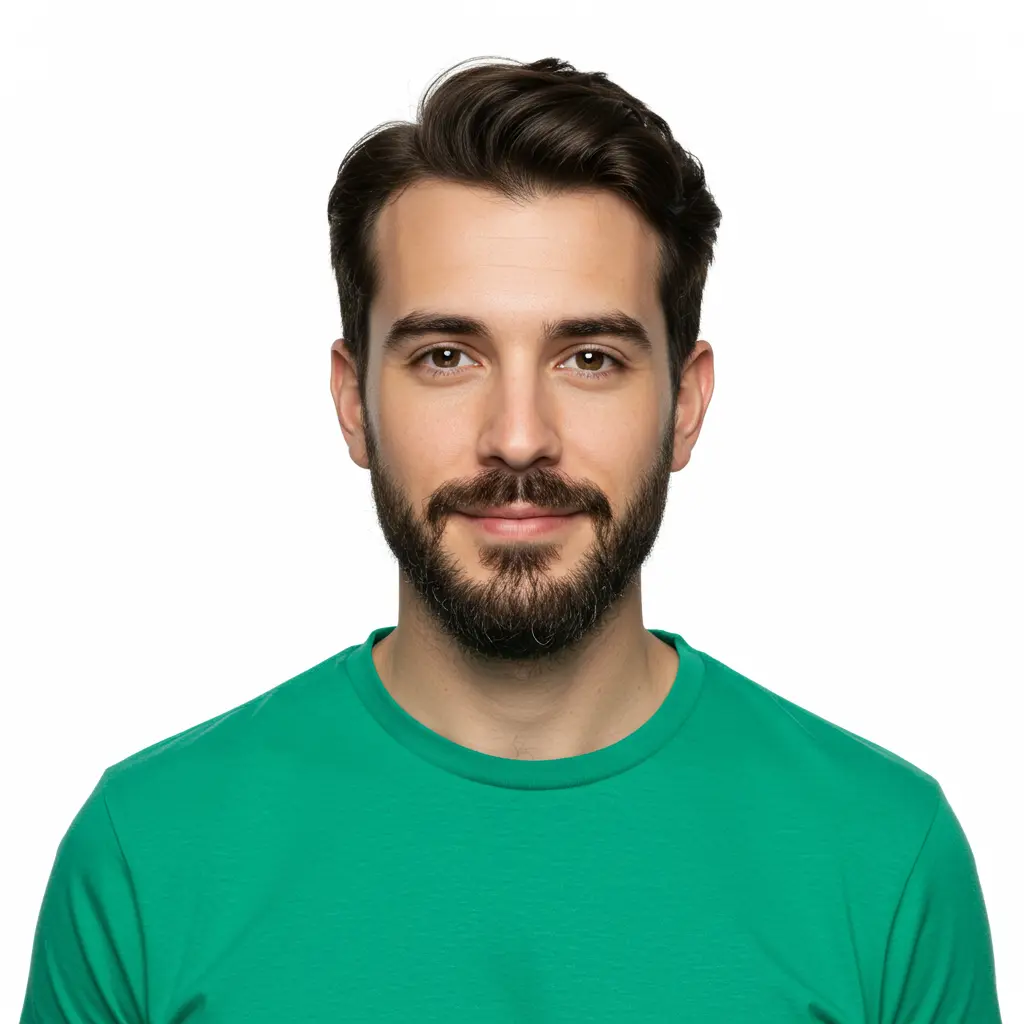 Professional portrait used as illustrative website imagery